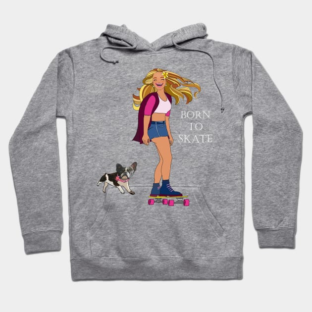 Born to skate Hoodie by Griffioen